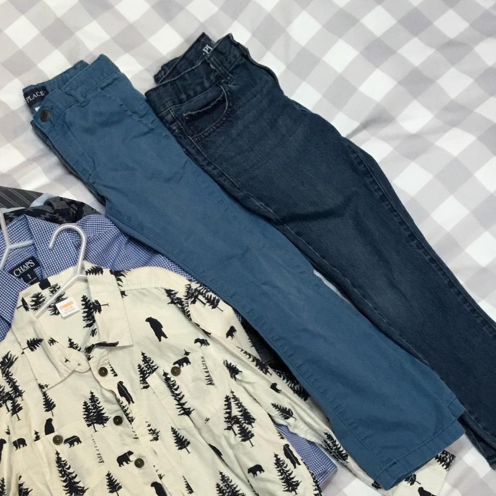 Boys blue pants size 8